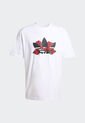 Camiseta adidas Originals Serie Trifolio Roses Blanco de adidas Originals
