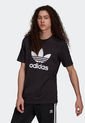Camiseta Negro-Blanco adidas Originals Trefoil de adidas Originals