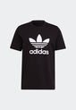 Camiseta Negro-Blanco adidas Originals Trefoil de adidas Originals