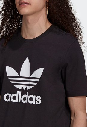 Camiseta Negro-Blanco adidas Originals Trefoil