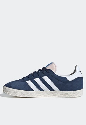 Tenis Lifestyle Azul Navy-Blanco-Beige adidas Originals Gazelle