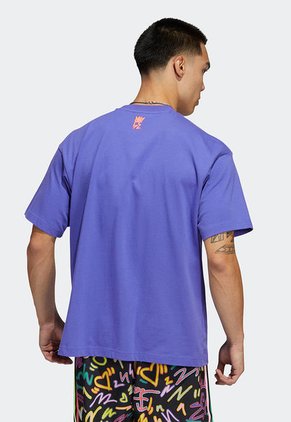 Camiseta Morado Multicolor adidas Originals