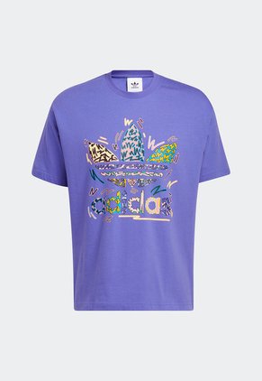Camiseta Morado Multicolor adidas Originals