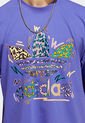 Camiseta Morado Multicolor adidas Originals de adidas Originals