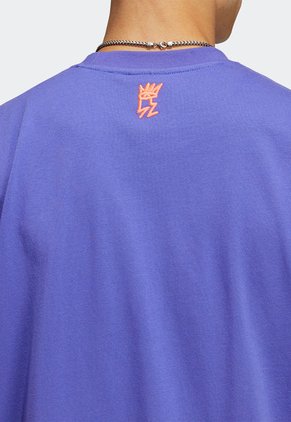 Camiseta Morado Multicolor adidas Originals