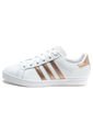 Tenis Blanco-Oro Rosa adidas Originals Coast Star W de adidas Originals