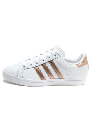Tenis Blanco-Oro Rosa adidas Originals Coast Star W