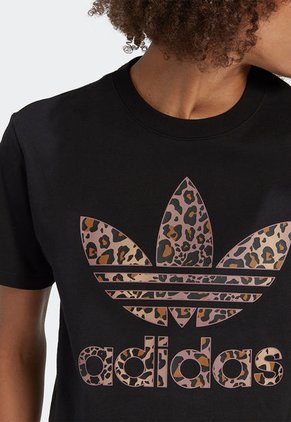 Camiseta Negro-Lila-Beige adidas Originals