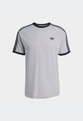 Camiseta adidas Originals 3 Rayas Gris