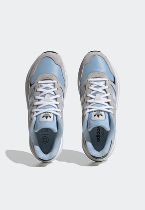 Tenis Lifestyle Gris-Celeste-Blanco adidas Originals Retropy Adisuper