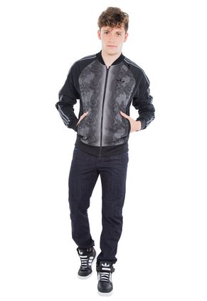 Chaqueta adidas Snake Sst Tt Negro-Gris