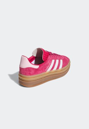 Tenis Lifestyle Magenta-Blanco-Miel adidas Originals Gazelle Bold