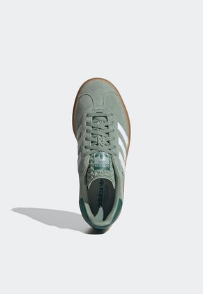 Tenis Lifestyle Verde-Blanco-Miel adidas Originals Gazelle Bold