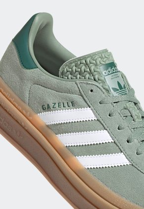 Tenis Lifestyle Verde-Blanco-Miel adidas Originals Gazelle Bold