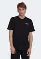 Camiseta Negro-Blanco adidas Originals Adventure Mountain Back de adidas Originals