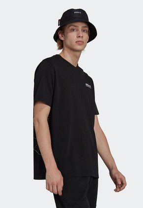 Camiseta Negro-Blanco adidas Originals Adventure Mountain Back