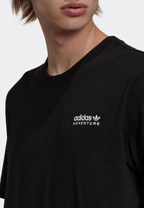 Camiseta Negro-Blanco adidas Originals Adventure Mountain Back