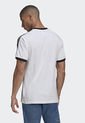 Camiseta Blanco-Negro adidas Originals Classics 3 Rayas de adidas Originals