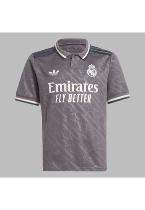 Camiseta Adidas Kids Tercera Real Madrid 24 - Gris