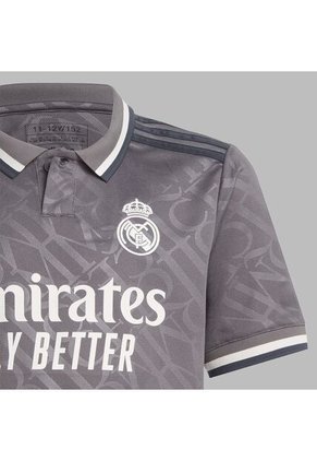 Camiseta Adidas Kids Tercera Real Madrid 24 - Gris