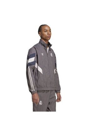 Adidas Originals Chaqueta Adidas Hombre Deportiva Real Madrid Originals - Gris Chaqueta