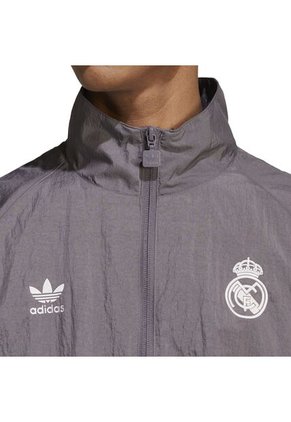 Adidas Originals Chaqueta Adidas Hombre Deportiva Real Madrid Originals - Gris Chaqueta