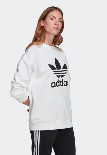 Sueter adidas blanco con negro deals