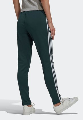 Pantalón Sudadera Verde-Blanco adidas Originals SST Primeblue