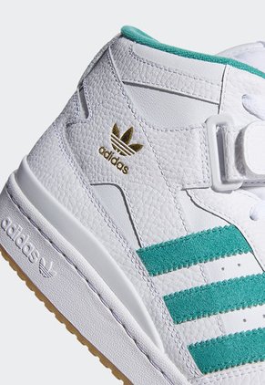Tenis Lifestyle Blanco-Verde adidas Originals Forum Mid