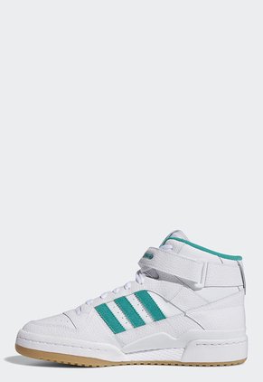 Tenis Lifestyle Blanco-Verde adidas Originals Forum Mid