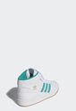 Tenis Lifestyle Blanco-Verde adidas Originals Forum Mid de adidas Originals