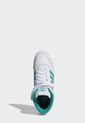 Tenis Lifestyle Blanco-Verde adidas Originals Forum Mid de adidas Originals