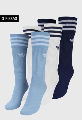 Medias X3 Azul-Blanco adidas Originals Solid 3