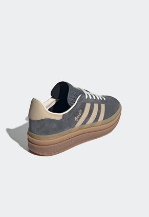 Tenis Lifestyle Gris-Beige-Crema adidas Originals Gazelle Bold