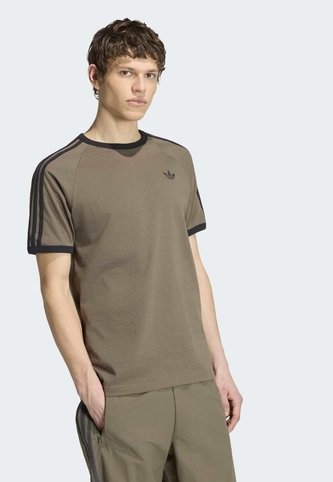 Camiseta adidas Originals 3 Rayas Café adidas Originals