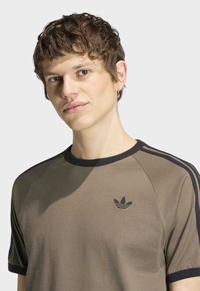 Camiseta adidas Originals 3 Rayas Café