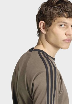 Camiseta adidas Originals 3 Rayas Café