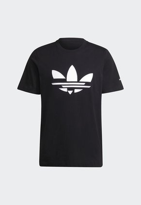 Camiseta Negro-Blanco adidas Originals Adicolor Trifolio Shattered