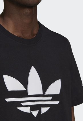 Camiseta Negro-Blanco adidas Originals Adicolor Trifolio Shattered