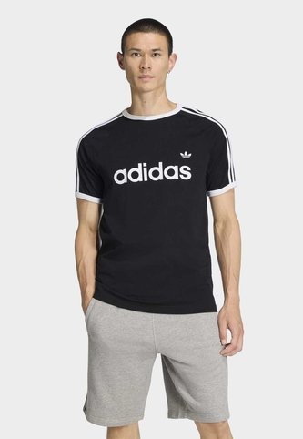 Camiseta adidas Originals Ringer 3 Rayas Negro adidas Originals