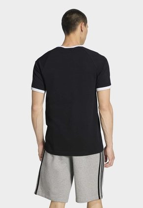 Camiseta adidas Originals Ringer 3 Rayas Negro