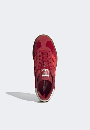 Tenis Lifestyle Rojo-Marrón-Blanco adidas Originals Gazelle Bold