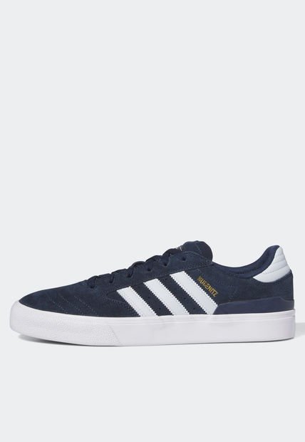 Tenis Lifestyle Azul Navy-Blanco-Dorado adidas Originals Busenitz Vulc II