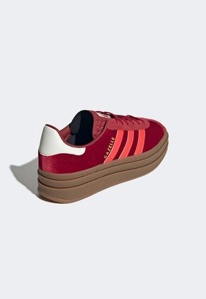 Tenis Lifestyle Rojo-Marrón-Blanco adidas Originals Gazelle Bold