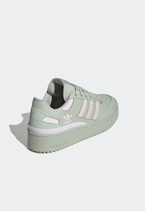 Tenis Lifestyle Verde Oliva-Rosa-Lila adidas Originals Forum Bold Stripes
