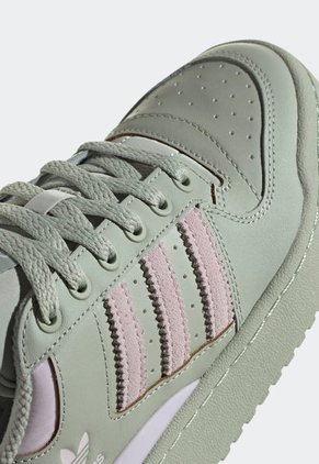 Tenis Lifestyle Verde Oliva-Rosa-Lila adidas Originals Forum Bold Stripes