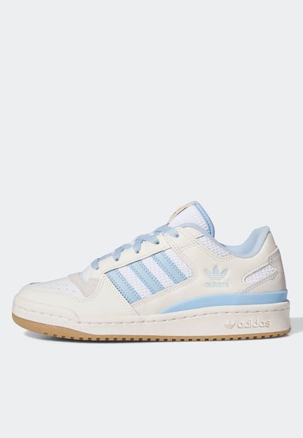 Tenis Lifestyle Beige-Celeste-Multicolor adidas Originals Forum Low CL