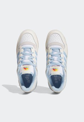 Tenis Lifestyle Beige-Celeste-Multicolor adidas Originals Forum Low CL