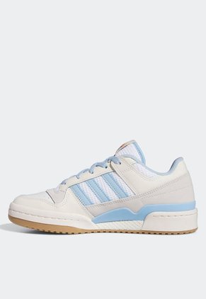 Tenis Lifestyle Beige-Celeste-Multicolor adidas Originals Forum Low CL