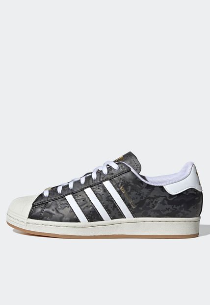 Tenis Lifestyle Negro-Marfil-Dorado adidas Originals Superstar